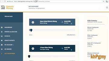Genesis Mining - using subscriber