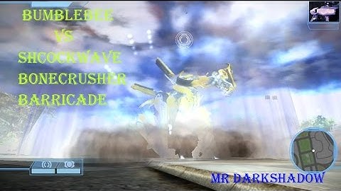 [Bumblebee Vs Shockwave,BoneCrusher,Barricade]Transformers The Game Modding