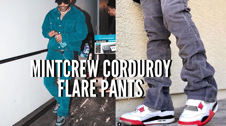 CORDUROY FLARE PANTS BY MINT CREW