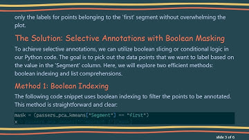 How to Annotate Data Points on a Python Scatterplot Based on Column Value