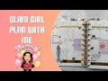 Glam girl sticker book plan with me