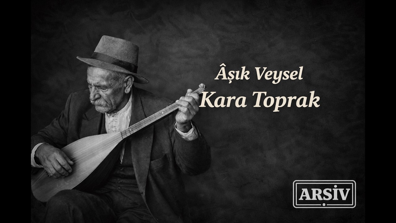 Aşık Veysel - Kara Toprak (Altyazılı) | 4K Arşiv Kaydı (1900s)