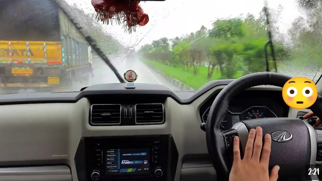 Relaxing Drive In Rain | Highway Driving In The Rain | Rain Day Drive # ...