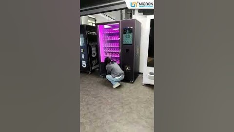 Touch screen Eyelash vending machine with card reader cusmetic product automatic sales. Custom logo.