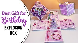 explosion box for husband birthday