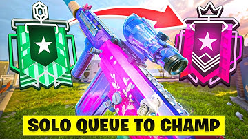 EDUCATIONAL SOLO-Q TO CHAMPION (Console Rainbow Six Siege)