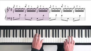 Bach Goldberg Variations “Variation 28” with Score - P. Barton FEURICH piano Resimi