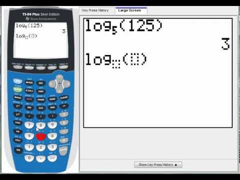 Any Base Logarithm on a TI-84 Plus