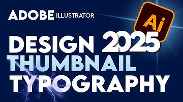 How I Design Typography Thumbnail in Adobe illustrator