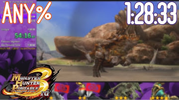 Monster Hunter Portable 3rd - Any% Speedrun - 1:28:33 (New PB)