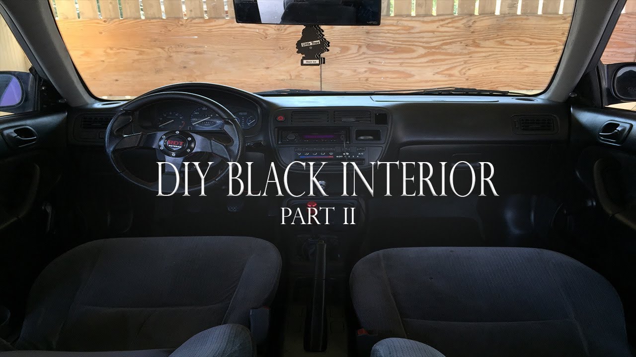 Diy Black Interior Part 2 Dupli Color Fabric And Vinyl Paint Vlog 8 You