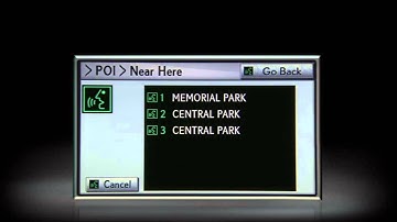 Navigation: Points of Interest via Voice Command