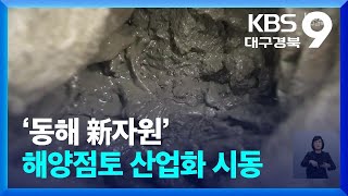 ‘동해 新자원’ 해양점토 산업화 시동 / KBS  2024.05.24.