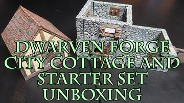 Dwarven Forge City Cottage and Starter Set Unboxing