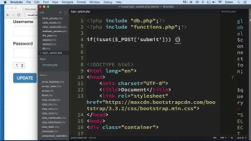 PHP and database | 014 Refactoring The Update Query into a Function