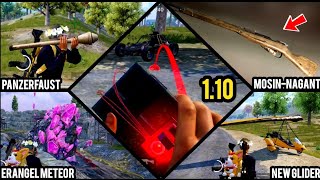 PUBG Mobile HUGE Update 1.10! PART 1: Mosin, New M249, C4, Panzerfaust, Glider, Meteor Event & MORE!