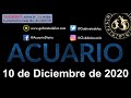 Horóscopo Diario - Acuario - 10 de Diciembre de 2020.