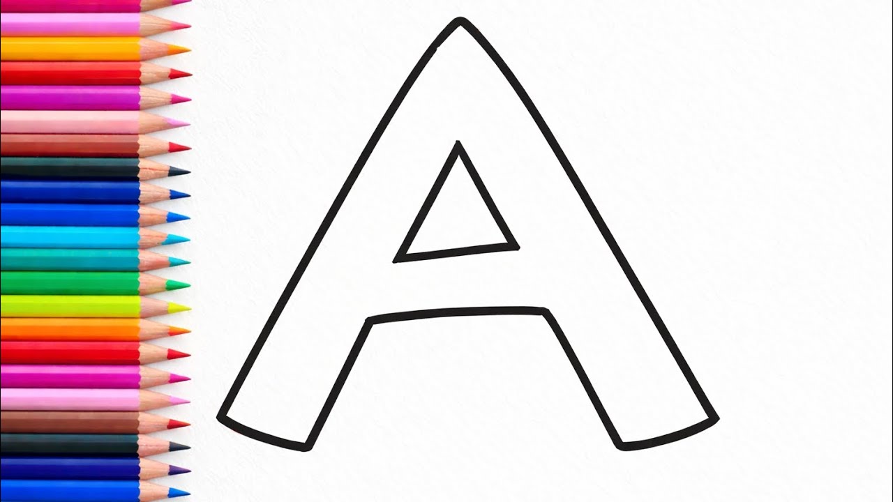 ABC for kids|A to Z Alphabets with Words | ABCD Learning for Kids | Alphabet Drawing|ABCD