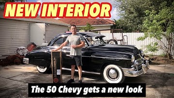 Installing a new carpet in my 1950 Chevy Styleline Coupe