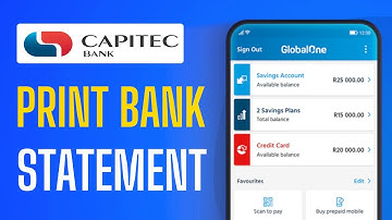 How To Print Bank Statement On Capitec App - Full Guide 2025