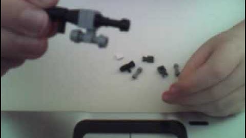 Lego Star Wars Republic Commando DC-17m blaster how to make