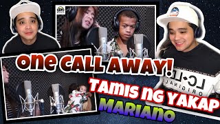 ONE CALL AWAY | COVER BY MARIANO AND LEXI | MARGEL | SY MUSIC | REACTION