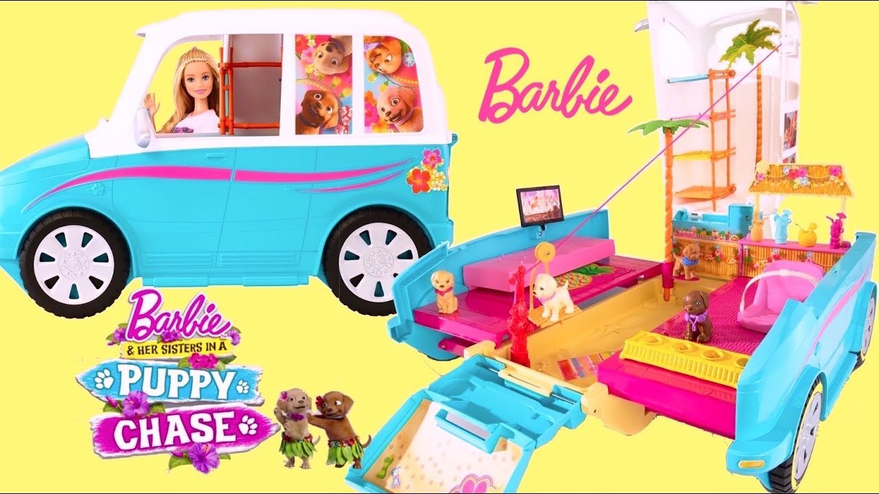 barbie puppy mobile