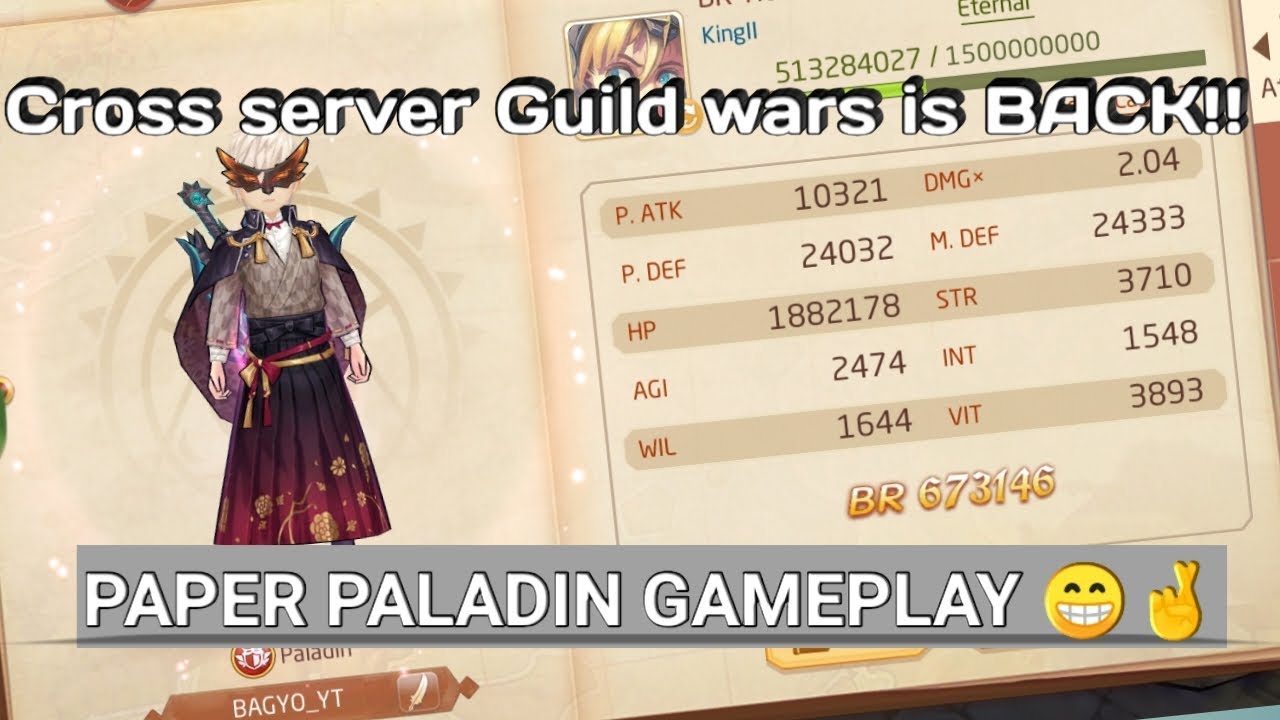 CROSS SERVER GUILDWAR IS BACK😁- Tales of Wind | Laplace M - YouTube