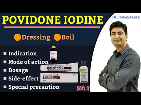 Povidone Iodine | Cipladine | Betadine: Indications, Dosage, Side Effects (Ointment for Dressing)