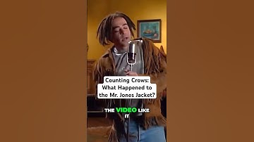 Counting Crows’ Adam Duritz on the whereabouts of his jacket from the Mr. Jones video #countingcrows