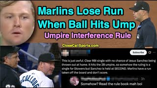 Marlins Lose Tying Run & Game to Twins on Umpire Interference as Kyle Stowers' Hit Grazes U2 Jimenez