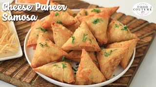 Cheese Paneer Samosa | Evening time  Snack Or Starters Recipe | Chetna Patel Recipes