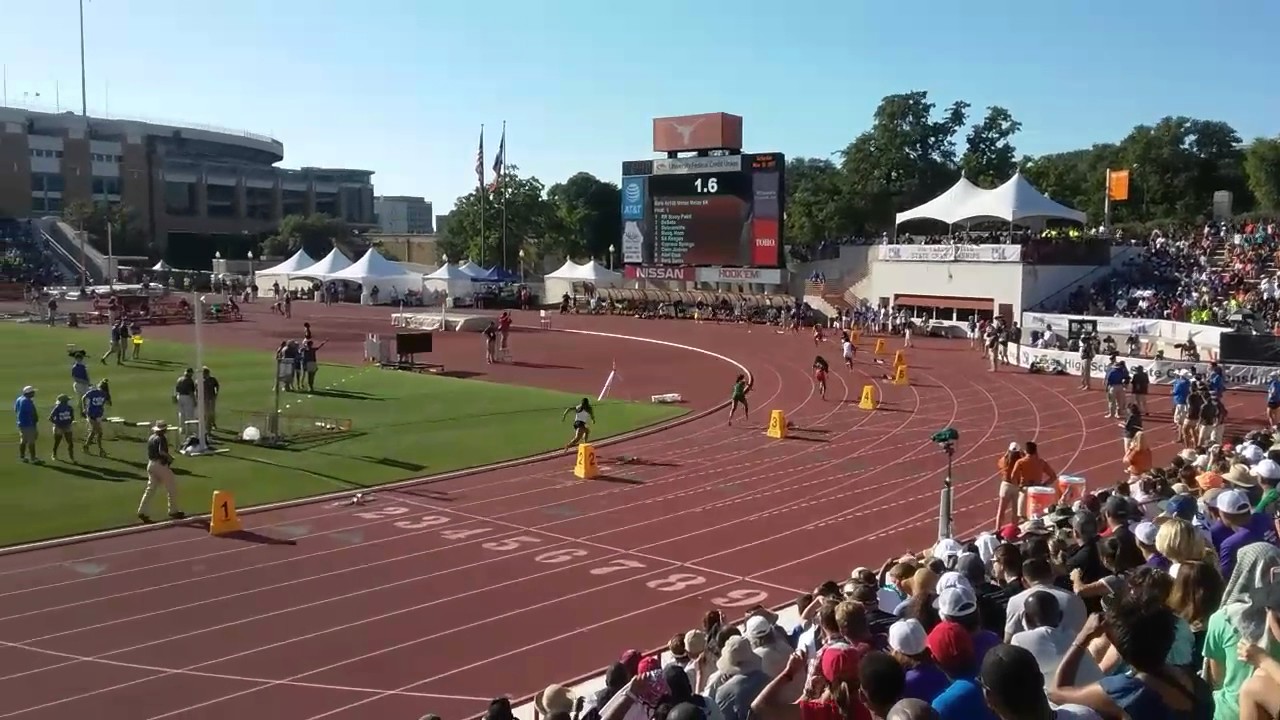 2017 Texas State Track Meet 4×1 girls day 2 YouTube