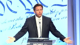 Gov. Ron DeSantis speaks at Moms For Liberty summit in Philadelphia