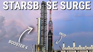 SpaceX Stacked SN20 On Top Of The Booster For The First Time !