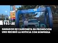 UNO premia fidelidad de sus clientes con moderna camioneta