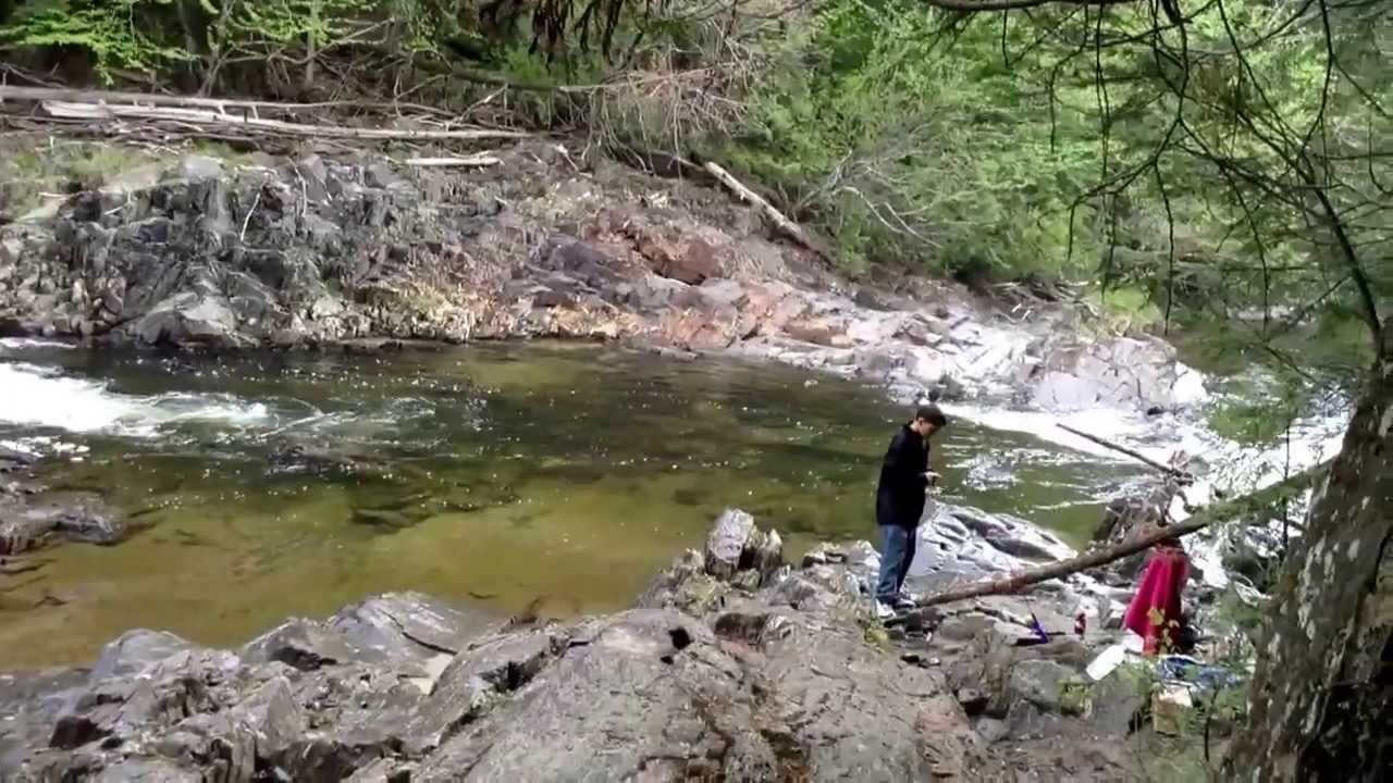 Houston brook falls near wyman lake near Moscow Maine YouTube
