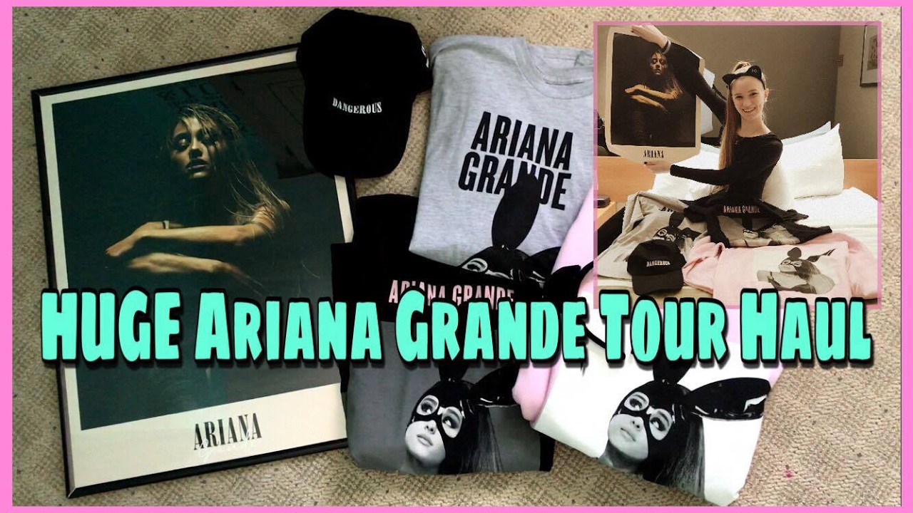 😍HUGE Ariana Grande Tour Merch Haul😍 | Sara Harlee