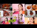 I Ate 🍒🍎🌶️ Red Food for 24 Hours challenge || Red tea🤯🤯