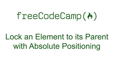 Applied Visual Design - Lock an Element to its Parent with Absolute Positioning - Free Code Camp