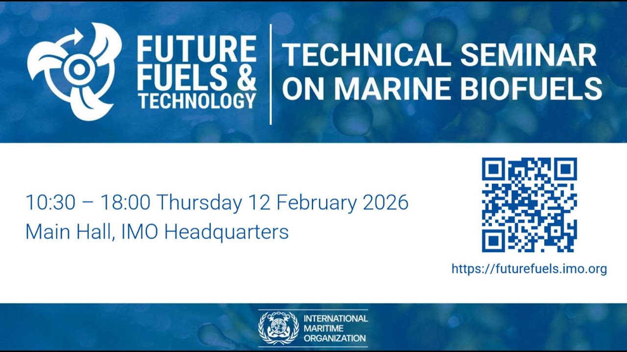 ⁣Technical Seminar on Marine Biofuels