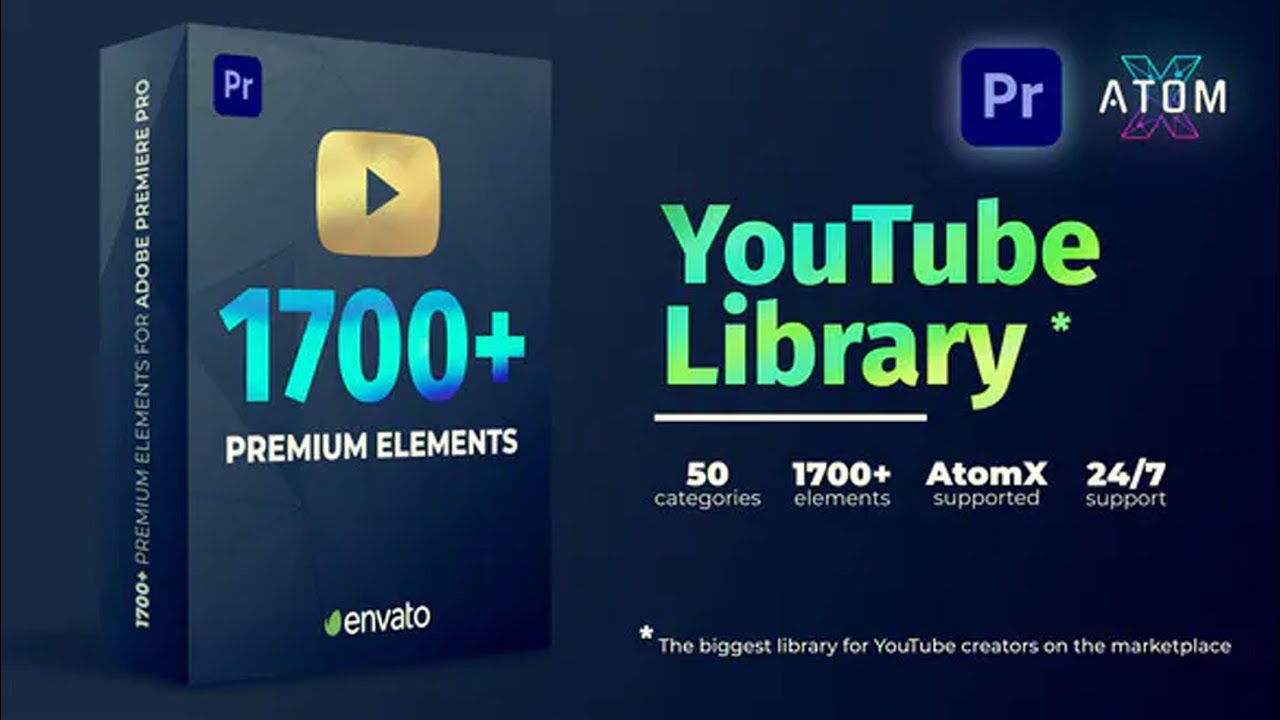 Videohive - AtomX YouTube Library V2.1 27009072 - YouTube