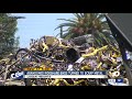 Abandoned Rideshare Bikes Turned To Scrap Metal