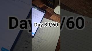 Target UPP Day 39 ✅️ 60 days challenge #studyvlog  #consistency #minivlog  #motivation #dailyroutine