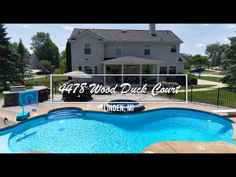 4478 Wood Duck Court, Linden, MI home video tour