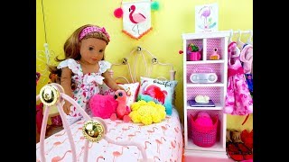 FLAMINGO BEDROOM FOR AMERICAN GIRL DOLL
Here is another bedroom that I was going to set up last summer, but never had a chance to untill now. I have to say, I am loving it...Hope you will like it too :)
Music:
Free downloads from Youtube Audio Library
#americangirldoll #flamingobedroom #dollroom FLAMINGO BEDROOM FOR AMERICAN GIRL DOLL