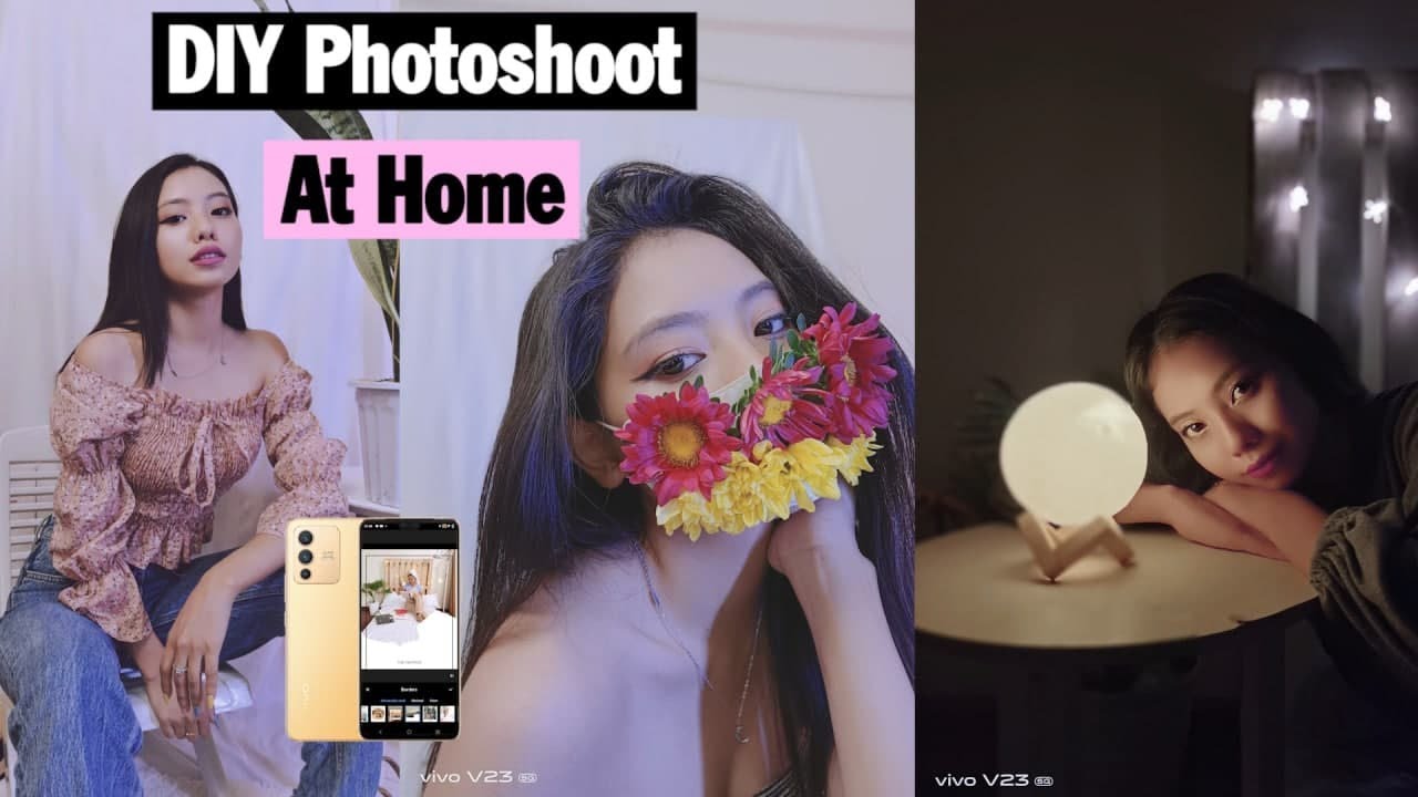 How to shoot DIY photo at home with your smart phone ? - YouTube