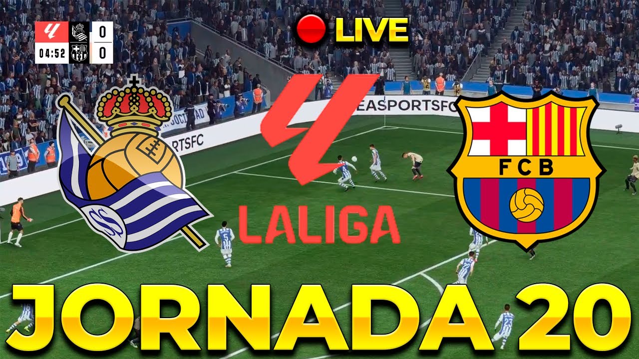 ⚽JORNADA 20 LaLiga - Real Sociedad 🆚 FC Barcelona 🔥 - YouTube