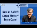 Webinar   role of the scrum master in sacled agile framework  safe