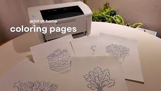 How I Print Coloring Pages At Home Printer Paper I Use Free Printables